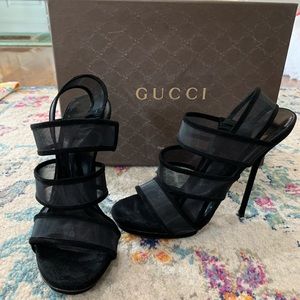 Gucci black stilettos